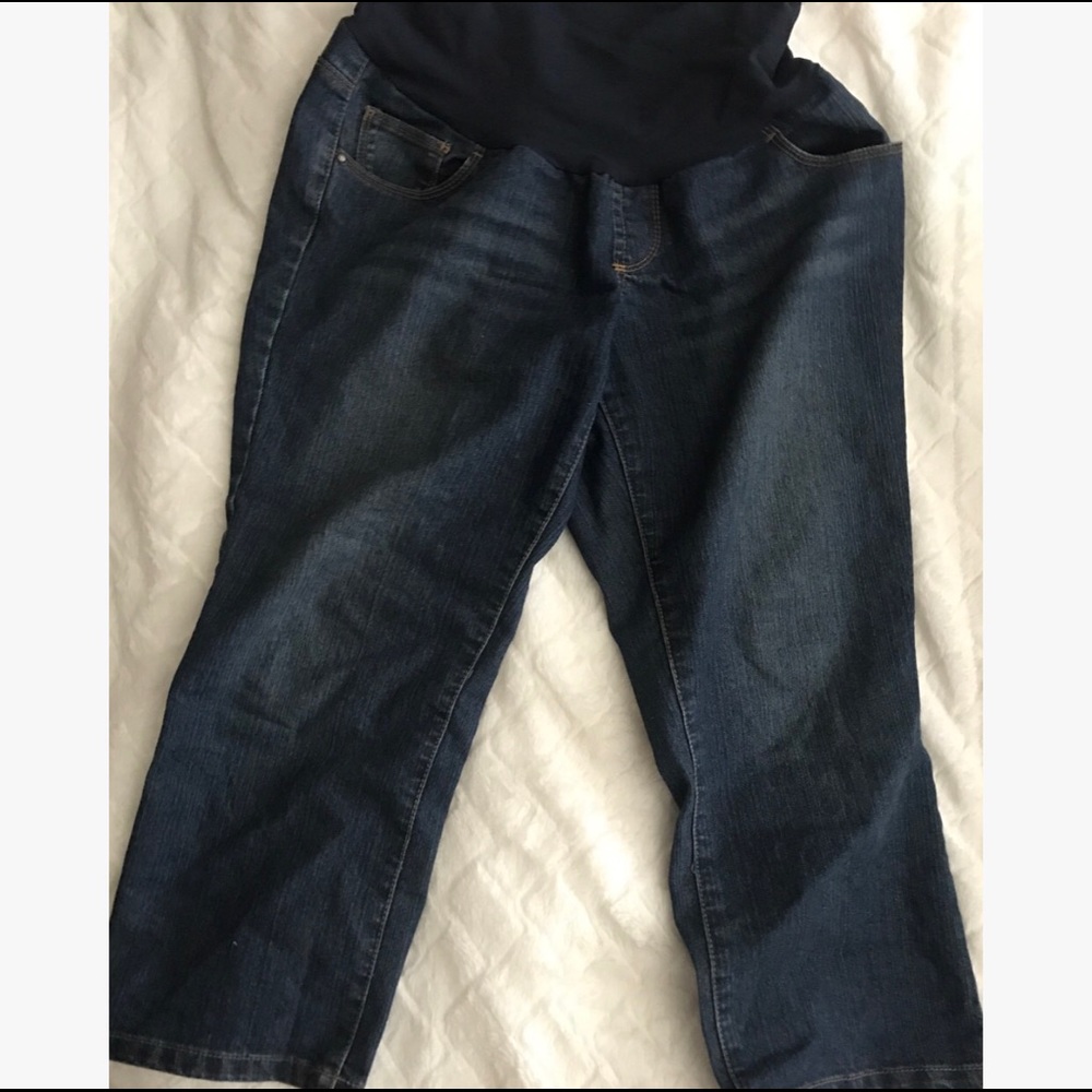Maternity Denim Capris